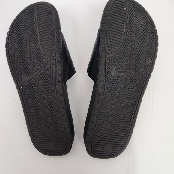 Nike Benassi JDI Black/Challenge Red Men's Slides Slip-On Sandals -‎ Size 7 - Picture 6 of 7